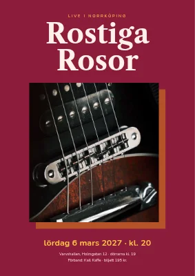 Rockkonsert — Rustne Roser live