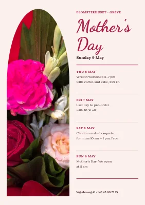 Flower shop for Mother's Day in Greve