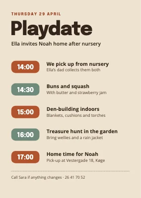 Playdate with a programme — Køge