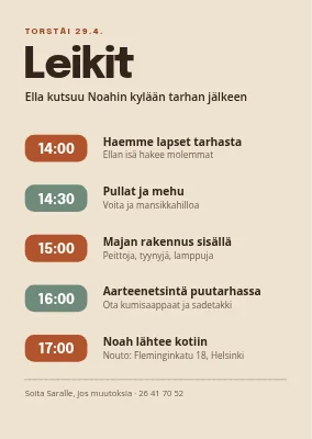 Leikkitreffit ja ohjelma — Køge