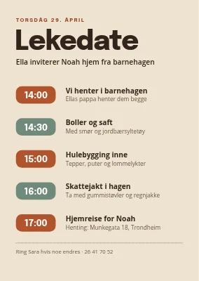 Lekeavtale med program — Køge