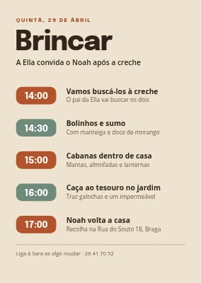 Encontro para brincar com programa — Køge