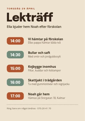 Lekträff med program — Køge