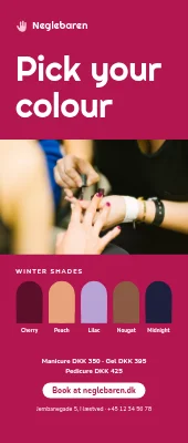 Nail salon roll-up — pick your colour