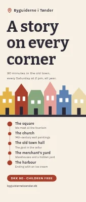 Guided walk roll-up — a story on every corner