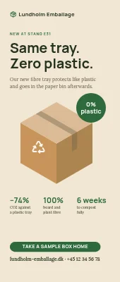 Packaging roll-up — zero plastic