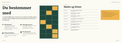 Side 22–23 af Medlemsblad for boligforening – 64 sider
