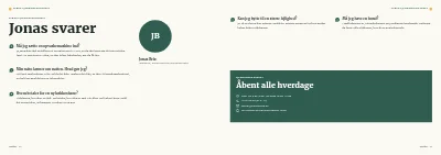 Side 46–47 af Medlemsblad for boligforening – 64 sider