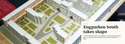 Pages 40–41 of Member magazine for a housing association – 64 pages