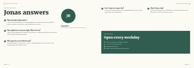 Pages 46–47 of Member magazine for a housing association – 64 pages