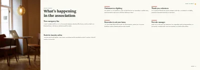 Pages 4–5 of Member magazine for a housing association – 64 pages