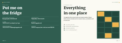 Pages 60–61 of Member magazine for a housing association – 64 pages