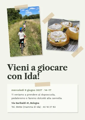 Appuntamento dopo la scuola — invito