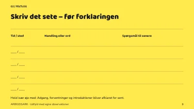 Side 3 af En bedre første måned