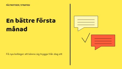 Sida 1 av En bättre första månad