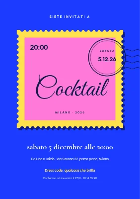 Cocktail party — grande francobollo