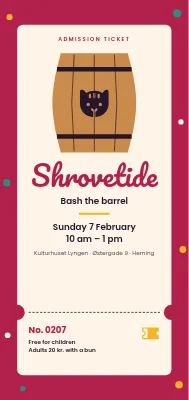 Shrovetide at the Herning culture house