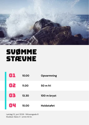 Svømmestævne på Nørrebro
