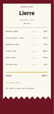 Menu dégustation Spove — Nordvest