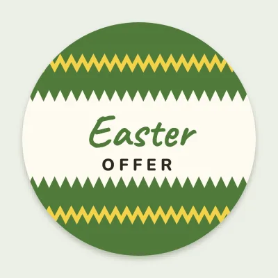 Easter offer like a painted egg