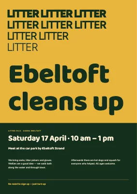 Litter pick — Ebeltoft cleans up