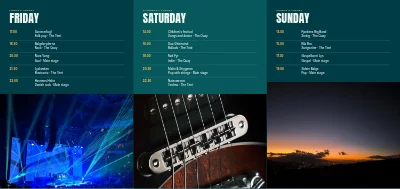 Página 2 de Music festival programme