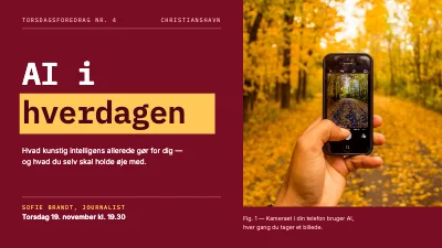 AI i hverdagen — foredrag