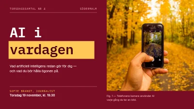 AI i vardagen — föredrag