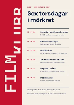 Filmklubb — program för vintersäsongen