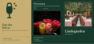 Selskabslokaler: fester og menuer