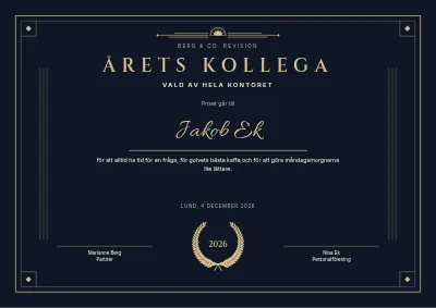 Årets kollega