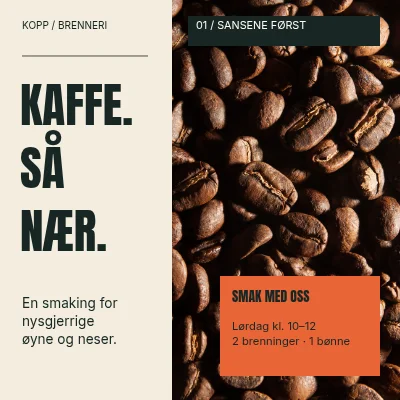Kaffe på nært hold
