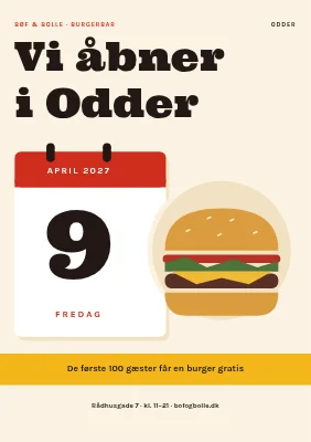 Burgerbar åbner i Odder