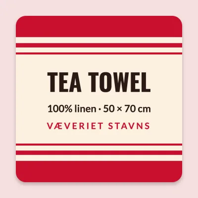 Linen tea towel