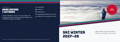 Cover of Catalogue for ski holidays – 32 pages