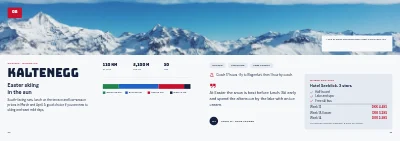 Pages 22–23 of Catalogue for ski holidays – 32 pages