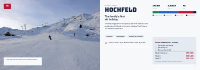 Pages 6–7 of Catalogue for ski holidays – 32 pages