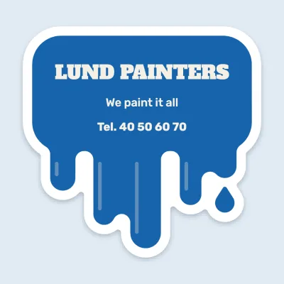 The painter’s paint splash