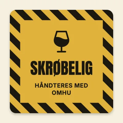 Skrøbelig-etiketten