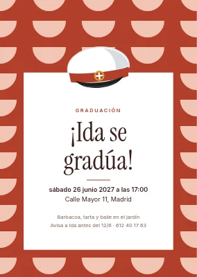 Fiesta de graduación en Sønderborg — invitación