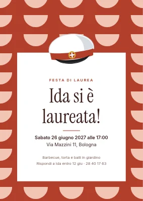 Festa di laurea a Sønderborg — invito