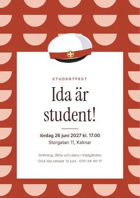 Examensfest i Sønderborg — inbjudan