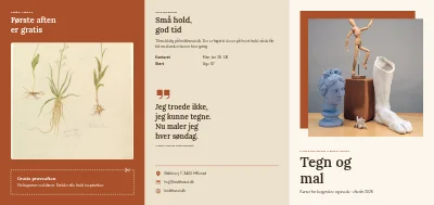 Kunstskolens tegne- og malekurser