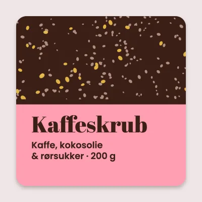 Kaffeskrub med korn