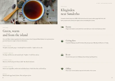 Pages 8–9 of Yoga retreat programme – 12 pages