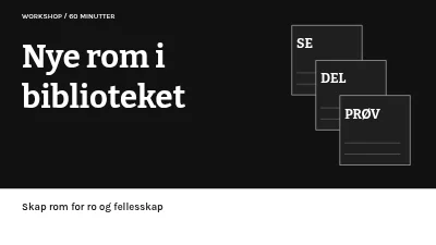 Nye plasser på biblioteket