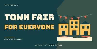 Town festival – Illustrated classic