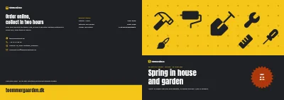 Cover of Season catalogue for a DIY store – 96 pages