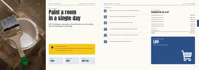 Pages 28–29 of Season catalogue for a DIY store – 96 pages