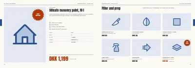 Pages 34–35 of Season catalogue for a DIY store – 96 pages